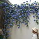 thumbnail image 5 of Enredaderas De Flores Artificiales De Seda De Rosas De 1.8 M, Decoración De Flores De Ratán De Plástico En Azul, Resistentes Al Agua Y Al Sol, Para Decorar La Repisa De La Chimenea O La Mesa Del Rkxzt, 5 of 6