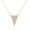 Rose Gold, variant on Silvermist Jewelry Tiny Droplet Necklace 18K Yellow Gold over 925 Sterling Silver | Everyday Jewelry for Women, Birthday Gift for Her