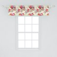 thumbnail image 2 of Ambesonne Spring Window Valance, Flowers and Bicycle Pattern, 54" X 12", Multicolor, 2 of 3