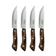 thumbnail image 2 of Tramontina Churrasco 4-Piece Steak Knife Set with Polywood Handles and Magnetic Block, Stainless Steel, Dishwasher Safe, 2 of 4