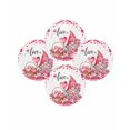 thumbnail image 7 of 13 Inch Round Placemats Set of 4, Valentine's Day Non Slip Heat Insulation PP Table Mats, Pink Love Gnomes Roses Romantic Washable Place Mats for Kitchen Dining Party Table Decor, 7 of 7