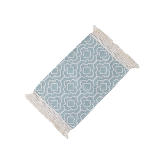 Yhmxh Utensilios de cocina Manteles individuales, servilletas gruesas y de lino con borlas, manteles individuales aislantes, hermosos y prácticos manteles aislantes para la mesa. Muebles para cocina