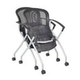 thumbnail image 5 of 72 in. x 24 in. Kee Training Table- Maple/Black and 2 Cadence Nesting Chairs, 5 of 6
