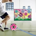 thumbnail image 3 of Soccer Ball Game Set for Girls,Soccer Indoor Game for Kids,Outdoor Backyard Toss Soccer Goal Game with 1 Glowing Balls and 1 Flannel Target,Sport Toys Christmas Birthday Gifts for 3-12 Years Old Kids, 3 of 8