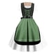thumbnail image 3 of Puntoco Vestido De Manga Corta Para Mujer, Vestido De Fiesta Con Cuello Redondo Estampado Oktoberfest, Verde S,Regalos Para Mujer Joven, 3 of 3