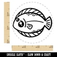 thumbnail image 2 of Kawaii Dab Fish Self-Inking Rubber Stamp Ink Stamper - Green Ink - Small 3/4 Inch, 2 of 7
