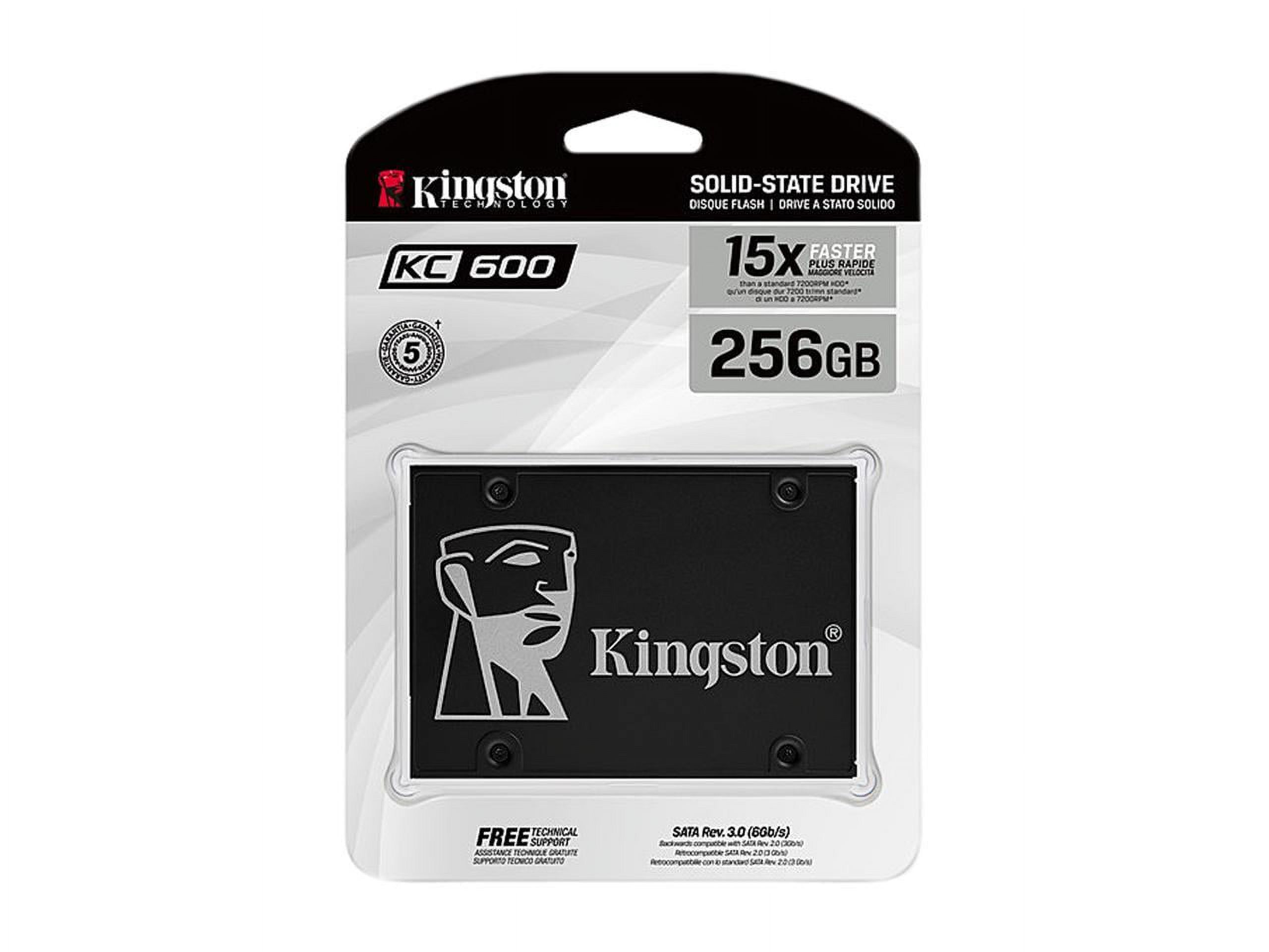 KINGSTON SKC600/256G 256G SSD KC600 SATA3 2.5 - image 4 of 5