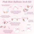 balloon-arch-kit-pink-with-bows-and-ribbon-199-count-walmart