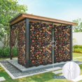 thumbnail image 6 of Outdoor Curtains for Patio Waterproof, Boho Black Flowers Outdoor Privacy Panels Grommet, Spring Abstract Watercolor Floral Leaf Blackout Outside Curtains for Porch/Cabana 54"x84", 2 Panels, 6 of 8