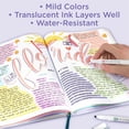thumbnail image 5 of Zebra Pen Mildliner Dual Tip Highlighter Marker Set Broad and Fine Point Assorted Colors 10 Pack 78701, 5 of 9