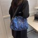 thumbnail image 5 of Bolso bandolera acolchado y ligero para mujer, tipo hobo, de algodón acolchado, 5 of 6