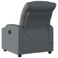 thumbnail image 2 of vidaXL Fauteuil Inclinable de Massage en Similicuir Gris, 2 of 5
