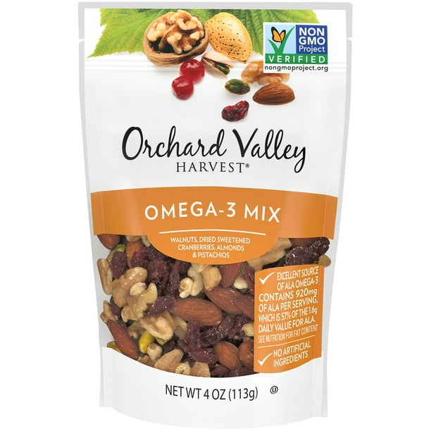 Orchard Valley Harvest Omega3 Mix 4 oz case of 6