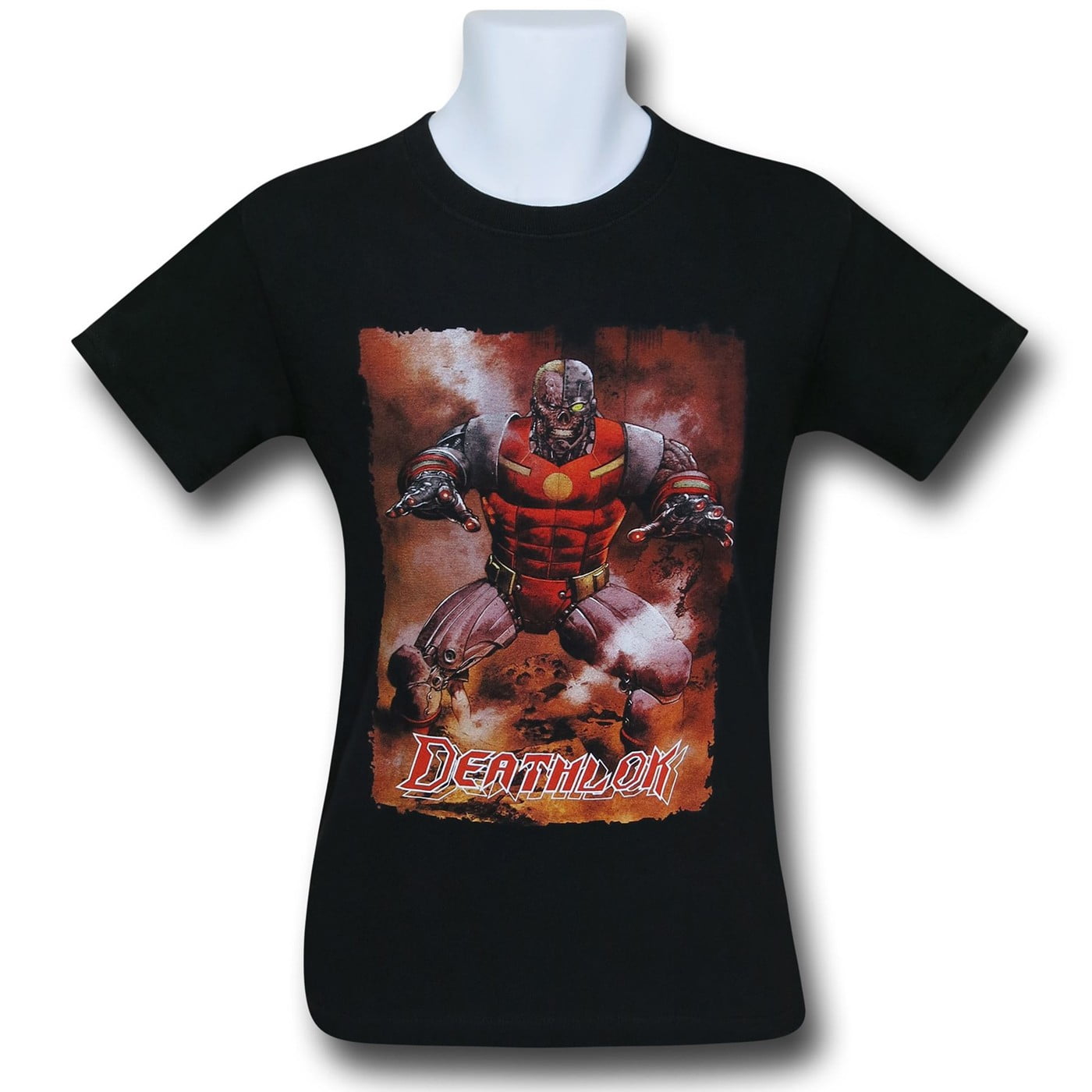 Deathlok Deathlok Action Portrait Black T Shirt Men S Small Walmart Com Walmart Com - roblox juggernaut shirt