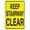 Warning Sign 3, variant on Keep Right Sign - 8"x12" Vintage Metal Warning Sign, Traffic Direction Decor for Home Farm Bar Coffee Shop Club Street Road