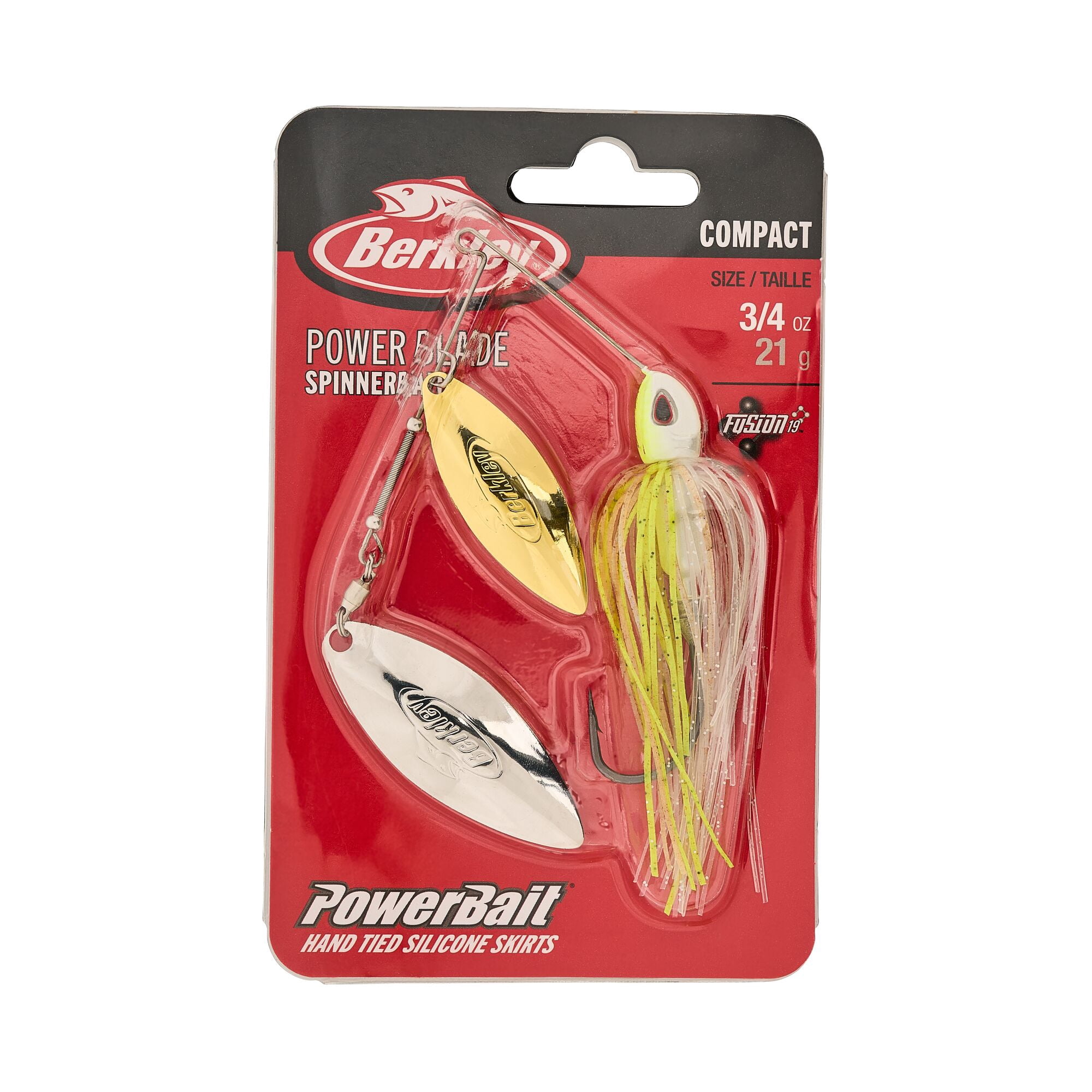 Berkley Power® Blade Compact, Spinnerbaits, E2 Magic/Gold + Silver (1-count)
