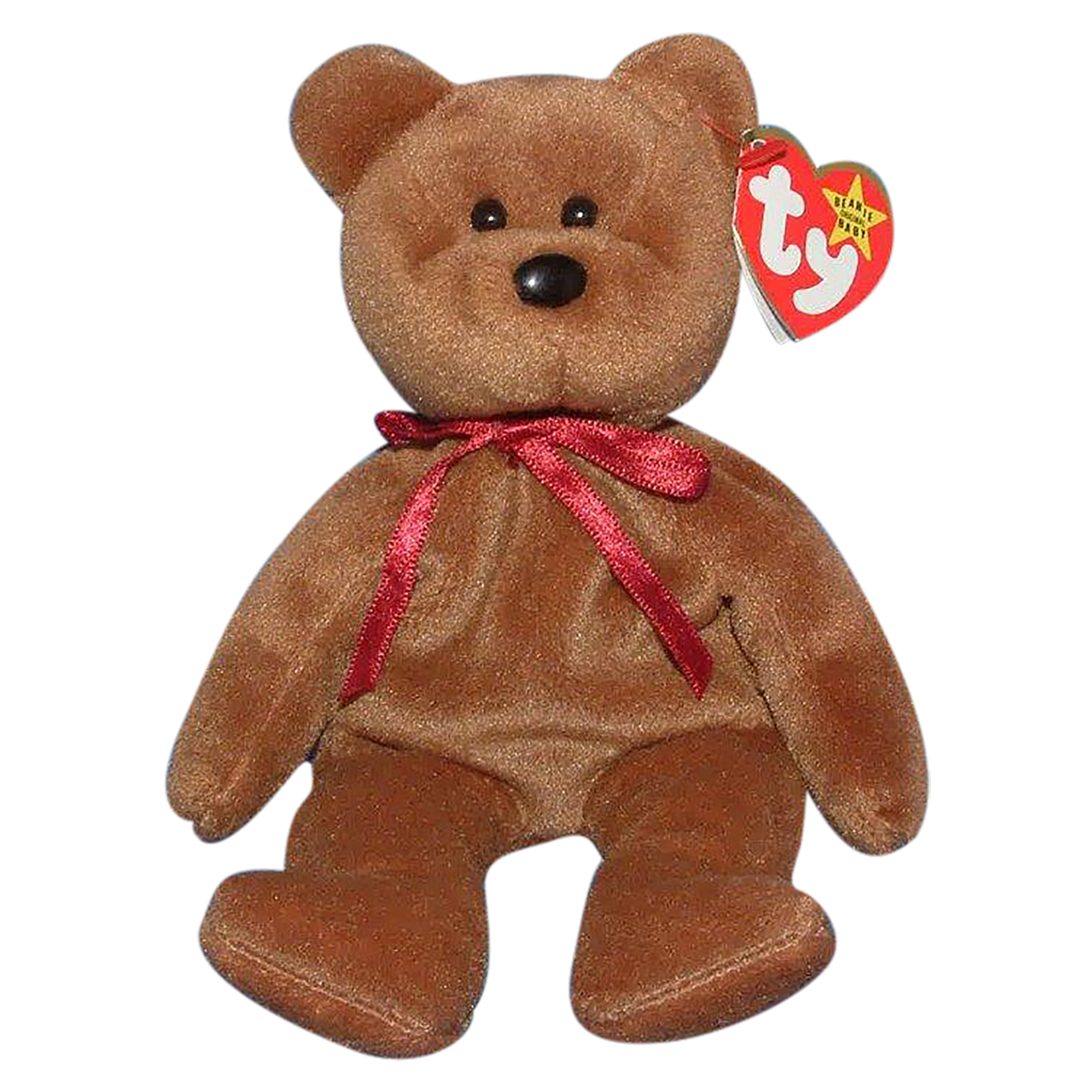Ty Beanie Baby Teddy The Bear Brown New Face Stuffed Animal Ty Beanie Baby Teddy The Bear Brown New Face Stuffed Animal
