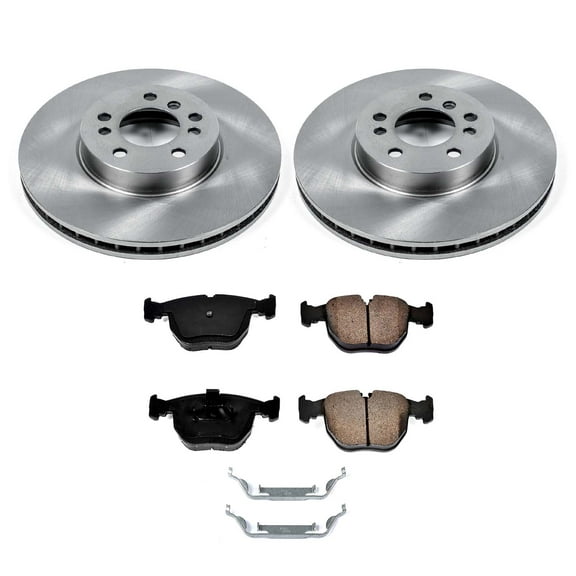 Ultimate Brakes Front Ceramic Brake Pad and Rotor Kit with Hardware WM80563