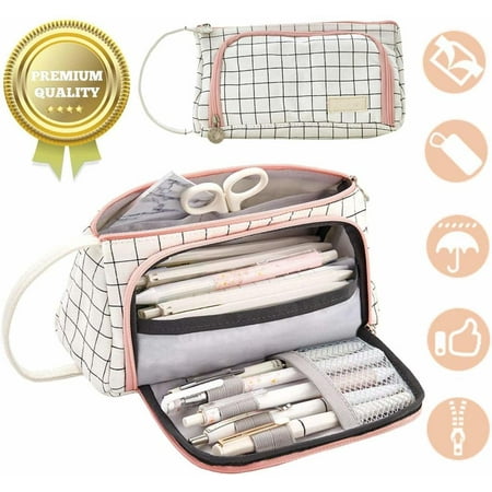 Pencil Case, Teenage Girls, Pens 3 Compartments, Large Capacity ...