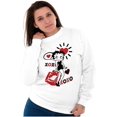 thumbnail image 3 of Retro Betty Boop Hugs Kisses XO Love Women Plus Size Sweatshirt Brisco Brands 2X, 3 of 5