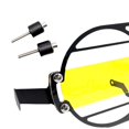 thumbnail image 6 of Dickly Motorcycle Headlight Guard Acrylic Front Headlight Protector for V85 TT Yellow, 6 of 9