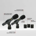 thumbnail image 3 of LyxPro Sdpc-2 Stereo Wireless Pencil Condenser Stick Cardioid Microphone, 3 of 9