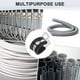 thumbnail image 5 of Uxcell 12 Paquete de Abrazaderas de Cable 15 mm Acero Inoxidable 304 Goma Forma R para Tubo, 5 of 7
