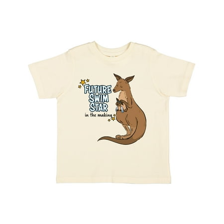 

Inktastic Future Swim Star In The Making Kangaroo Gift Toddler Boy or Toddler Girl T-Shirt
