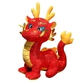 thumbnail image 1 of Dragón chino de peluche, muñeco de dragón, novedoso y cómodo juguete de peluche de dragón para cafetería, regalo de cumpleaños, decoración de fiesta 30 centimetros, 1 of 8