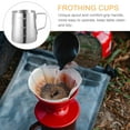thumbnail image 3 of Xiao Hua latte frother, milk cup, espresso latte maker, stainless steel coffee latte cup, 1 piece, 350ml, 3 of 5