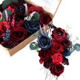 thumbnail image 4 of Flores artificiales Macarena Rosas de seda Combo Boda Ramos de novia, 4 of 7