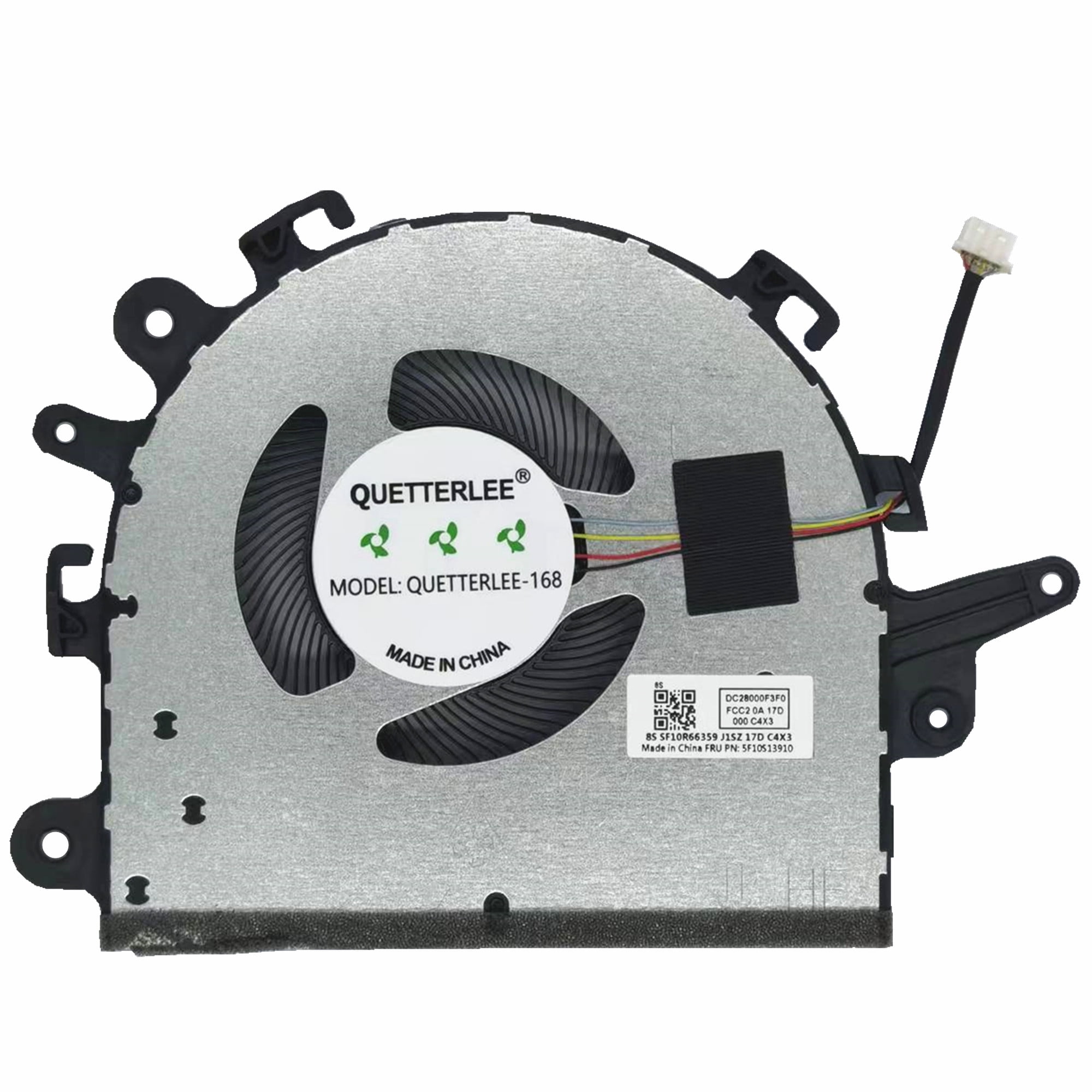 QUETTERLEE Replacement New Laptop CPU Cooling Fan for Lenovo Ideapad