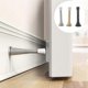thumbnail image 3 of 12 Pack Spring Door Stopper With Rubber Bumper Satin Nickel 3-1/8" Flexible Spring Heavy Duty Wall Door Stop Low Mounted Door Bumper, 3 of 5