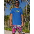 thumbnail image 2 of Hand Drawn Sea Turtle Watercolor T-Shirt Men -Image by Shutterstock, Male XX-Large, 2 of 4