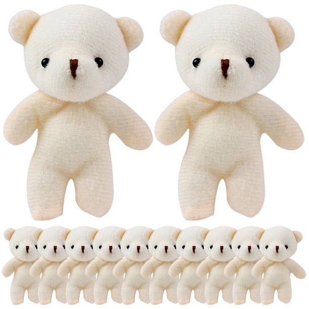 12 mini adornos colgantes de oso. Muñeco de oso pequeño. Decoración de oso. Adornos colgantes de oso.