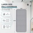 thumbnail image 5 of Bathtub Mat Non Slip Bath Mat for Tub Shower Mat Dinosam Bath Tub Mat 16 x 35 Extra Long Rubber Bath Mat, Suction Cups, Drain Holes, Machine Washable Bathroom Mat,Gray, 5 of 8