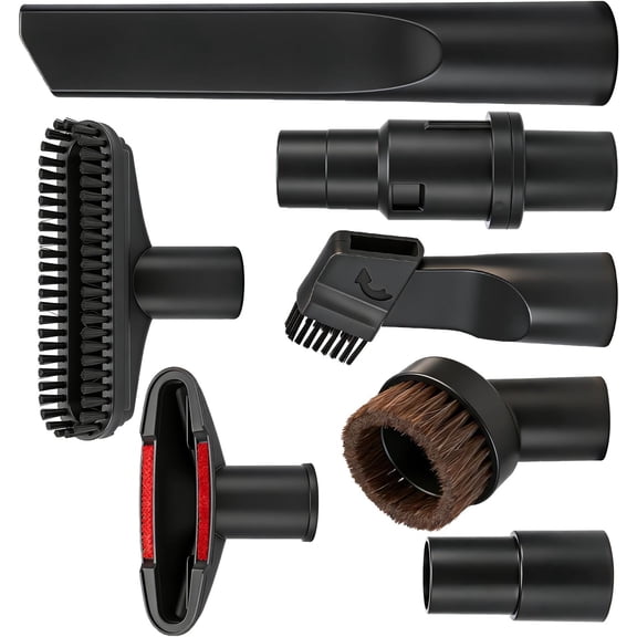 7 Pcs Vacuum Attachments Set Compatible with Shark Navigator Lift-Away NV350 NV351 NV352 NV355 NV356 NV360 & Rocket HV300 HV301 HV322 Series Vacuum, 1-1/4"(32mm) Replacement Cleaning Parts