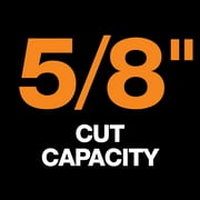 Fiskars Traditional Bypass Pruner, Steel Blade and Non-Slip Handle ,5/8 Diameter Cuts