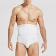 thumbnail image 2 of ZQUUVOU Men's Shapewear Tummy Control Shorts Slim Body Shaper Briefs Body Shaping Comfortable Breathable Underwear White, 2 of 8