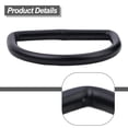 thumbnail image 2 of Scuba Diving D Ring Weight Belt Keeper D-Ring Backpack Stopper Buckle 6mm Black, 2 of 9