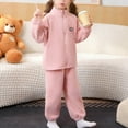 thumbnail image 2 of Sweatsuits 2 Piece Outfits for Boys Girls Long Sleeve Top and Sweatpant Pant Sets Comfy Fall Clothes Sportswear (13 Years, Pink #A), 2 of 7