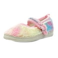 thumbnail image 3 of Luckers Girls' Fancy Fuzzy Fur MJ Outdoor Pastel Slipper Boots, 3 of 9