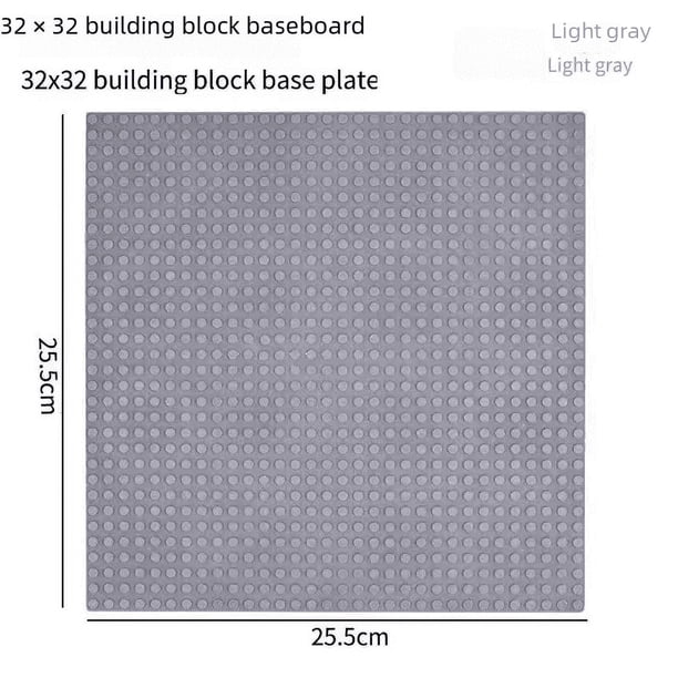 Placa base de bloques de construcción de partículas pequeñas 32*32 Placa base de pared de bloques de construcción Placa base de pared colgante de juguete Bloques de construcción de pared
