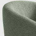 thumbnail image 6 of WestinTrends Alexandria 29" Wide Mid Century Modern Club Barrel Accent Armchair, Ice Green, 6 of 7