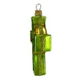 thumbnail image 4 of Green and Gold Celtic Cross Polish Glass Christmas Ornament Irish Decoration, 4 of 6