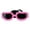 A003Pink, variant on Dog Sunglasses, UV Protection Yellow Dog Goggles with Adjustable Straps, 1PC Pet Eyewear for Small Medium Dogs, Windproof Dustproof Sunglasses for Dogs Outdoor Driving Cycling Hiking