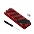 thumbnail image 2 of MasteelfCA Aluminum Heating Sink M.2. 2280 SSD Cooler Texture Fin Computer Accessory, 2 of 7