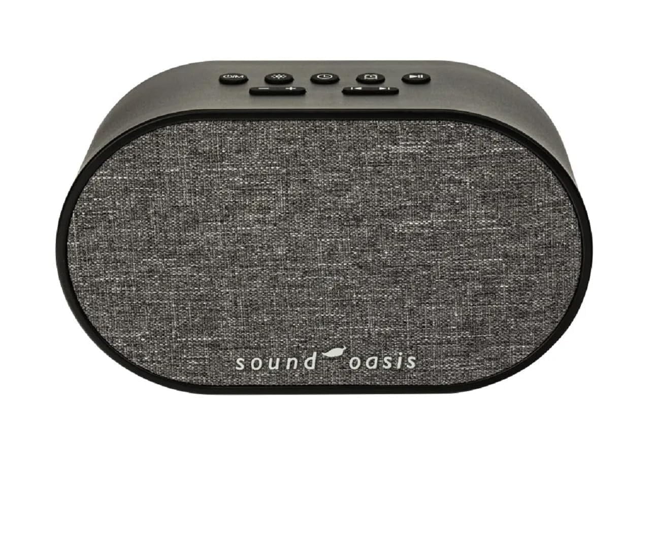 Sound Oasis® Bluetooth® Sleep Sound Therapy System® Alarm Clock - Sleep Better, Manage and Mask Tinnitus, 30 Built-in Sounds, Sleep-Friendly Lighting, Travel Friendly (BST-150)
