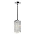 thumbnail image 1 of CWI Lighting Abat-Jour Tambour 2 Lumières Mini Pendentif avec Finition Chrome, 1 of 8