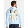 thumbnail image 3 of Bluey Men's and Big Men's Family Moves Graphic Hoodie Sweatshirt, Sizes S-3XL, 3 of 5